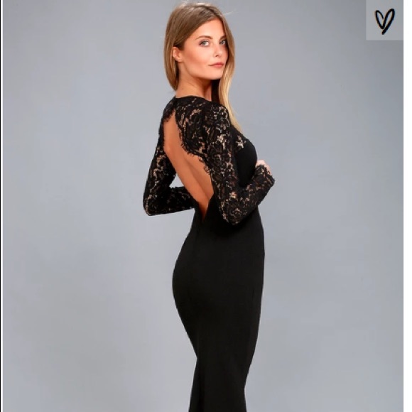 Black dress- lace - Picture 2 of 3